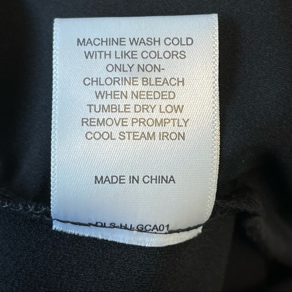 NWT Gibbon Latimer Black High Waist Self belted career pants Size 6 - Picture 13 of 13